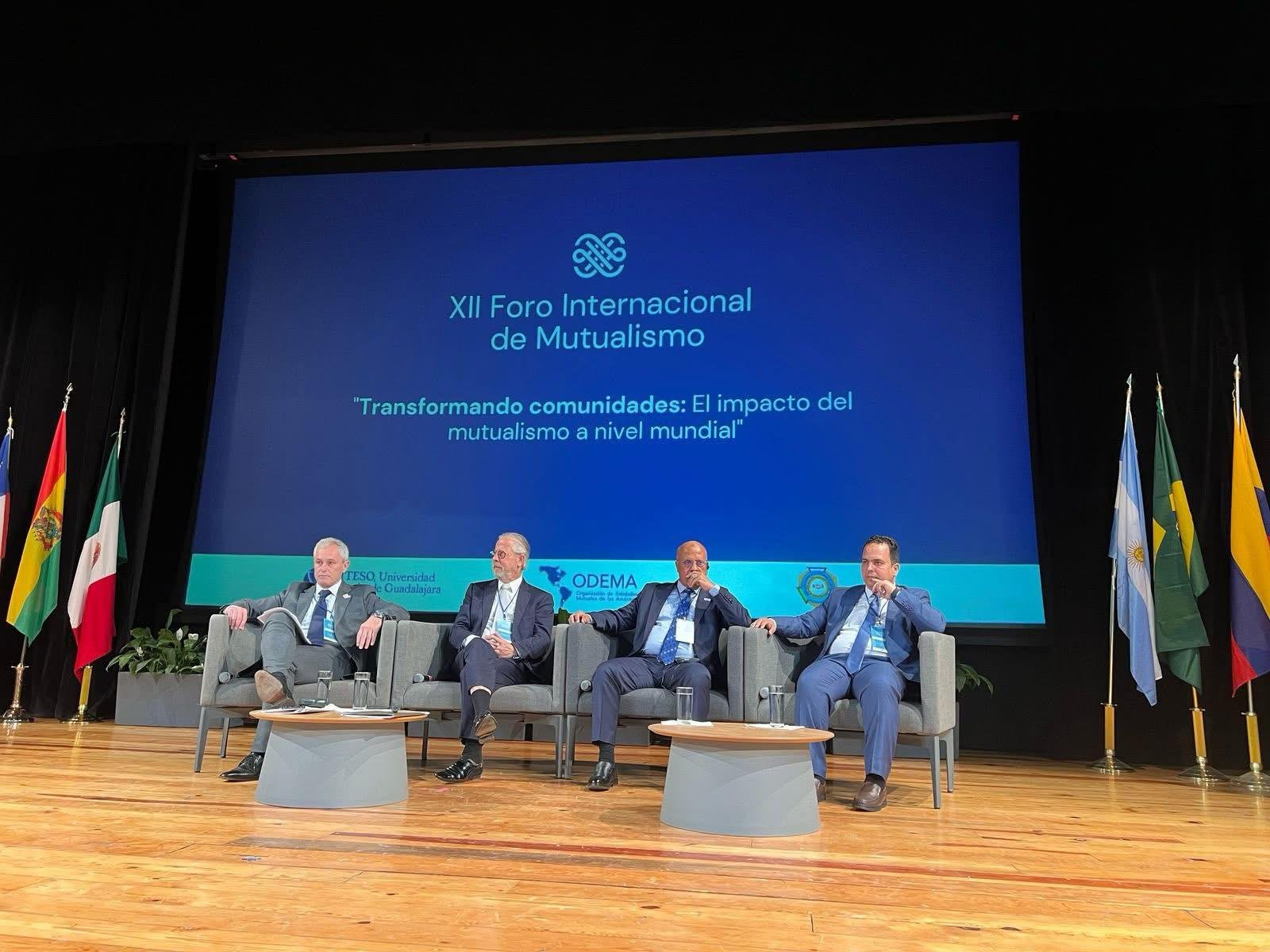 مولاي ابراهيم العثماني رئيس الاتحاد العالمي للتعاضد يبرز ريادة التجربة المغربية في مجال التعاضد خلال المنتدى الدولي الثاني عشر للتعاضد بكوادالاخارا المكسيك المنظم من طرف ODEMA