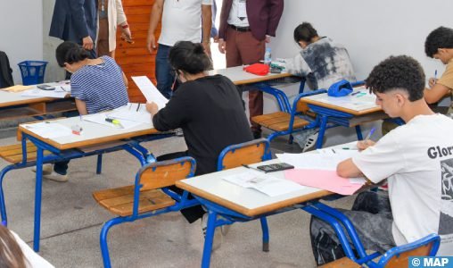 495.395 مترشحة ومترشحا يجتازون الامتحان الوطني الموحد لنيل شهادة البكالوريا دورة 2025
